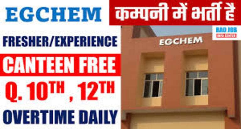 Egchem Company Job Kasna Gr Noida