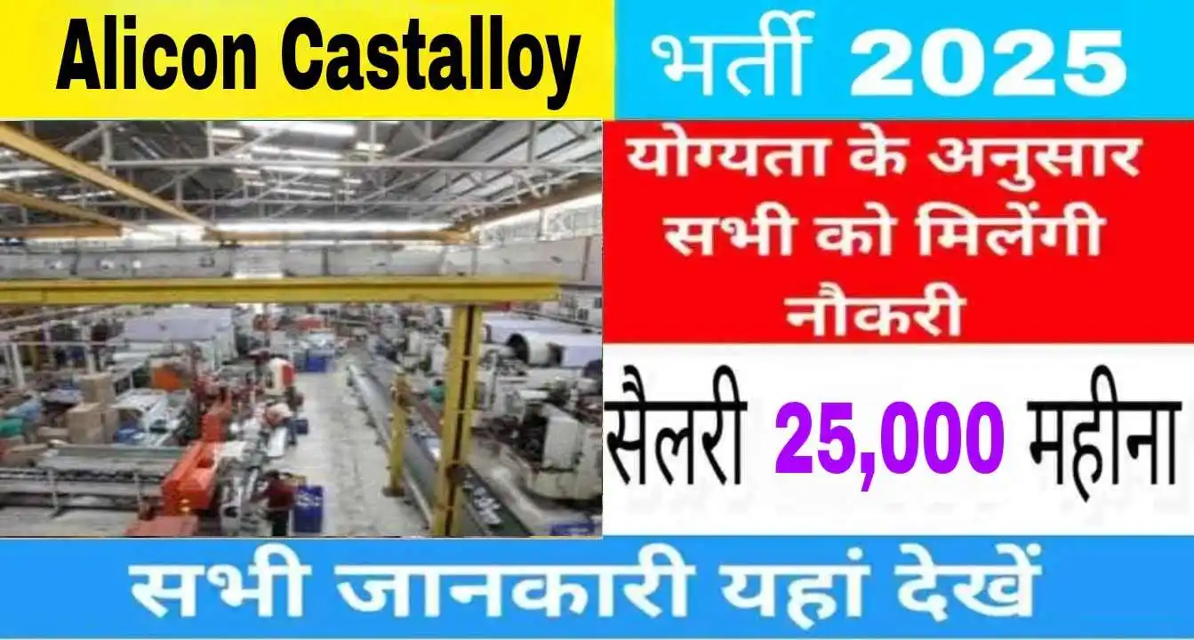 Alicon Castalloy Limited Company Job Opportunity 2025